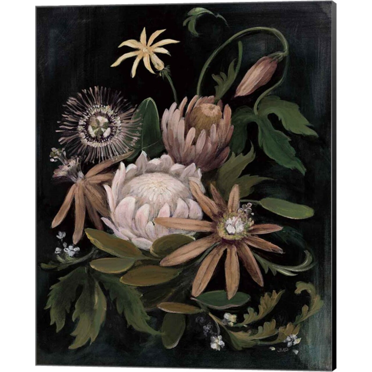 Flower Show II Crop Neutral by Julia Purinton 16" x 20" Canvas Wall Art
